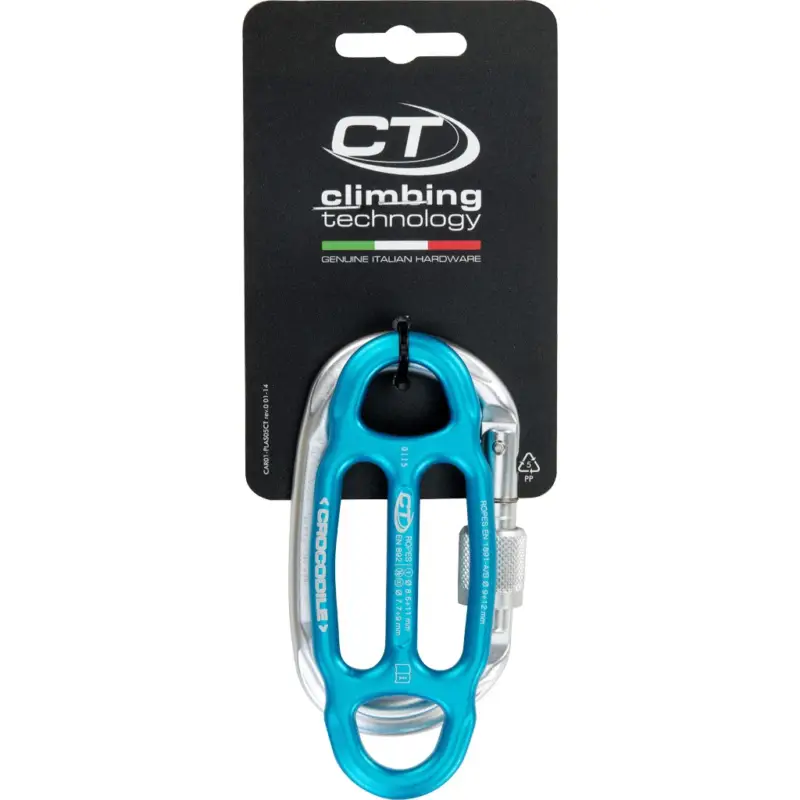 Jistítko a karabina Climbing Technology Crocodile Kit modrá Finální Výprodej