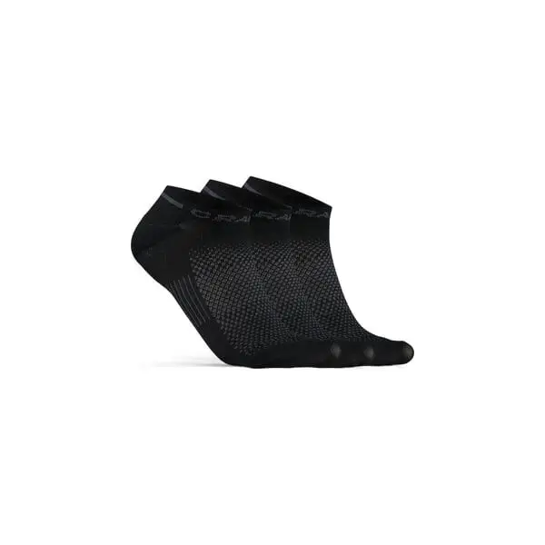Nejlepší Volba Ponožky CRAFT CORE Dry Shaftless 3-pack černá 37-39 EU