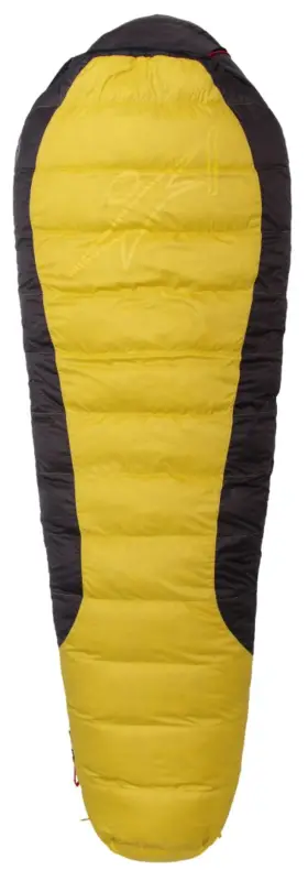 Akční Cena Spací pytel WARMPEACE Viking 1200 - 170 cm WIDE Yellow/grey/black Pravý zip