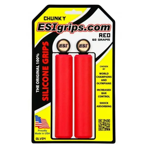 Expresní Doručení Gripy ESI Grips Chunky Classsic červená