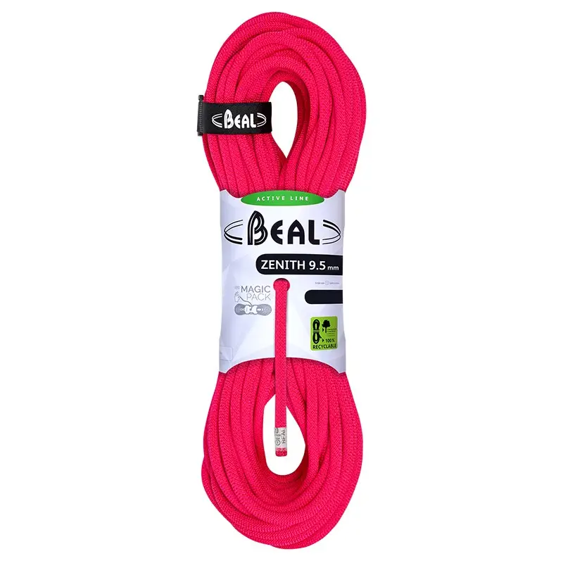 Lano BEAL Zenith 9,5 mm Solid Pink 80 m Cenová Bomba