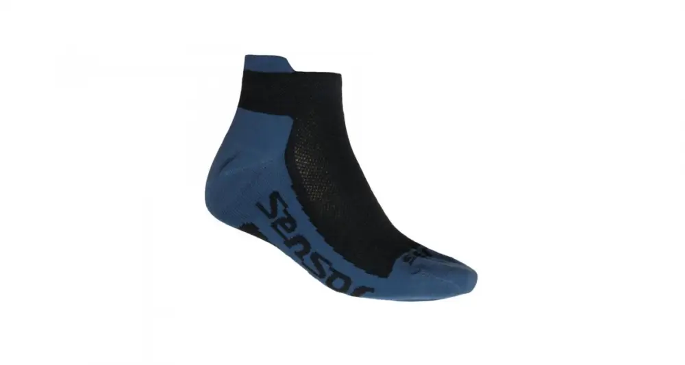 Ponožky SENSOR Race Coolmax Invisible černá/modrá 3-5 UK Odeslání Ihned