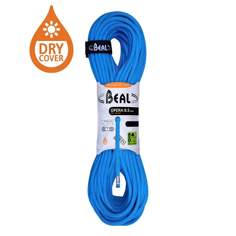 Dokud Zásoby Vydrží Lano Beal Opera 8,5mm Unicore dry cover Blue