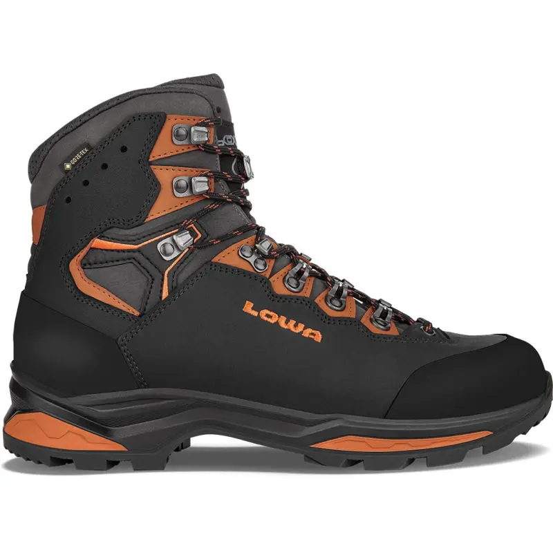 Pánské kotníkové boty Lowa Camino Evo GTX Black/orange 7UK Super Cena
