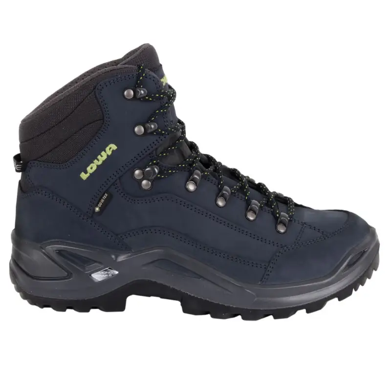 Pánské kotníkové boty Lowa Renegade GTX Mid Dark blue/lime 7UK Sezónní Sleva