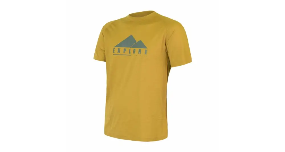 Kup Teď Pánské tričko Sensor Merino Air PT Explore mustard S