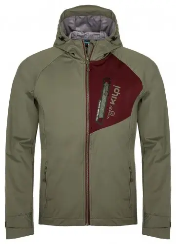 Vysoce Kvalitní Pánská softshellová bunda Kilpi Beltra-M khaki S
