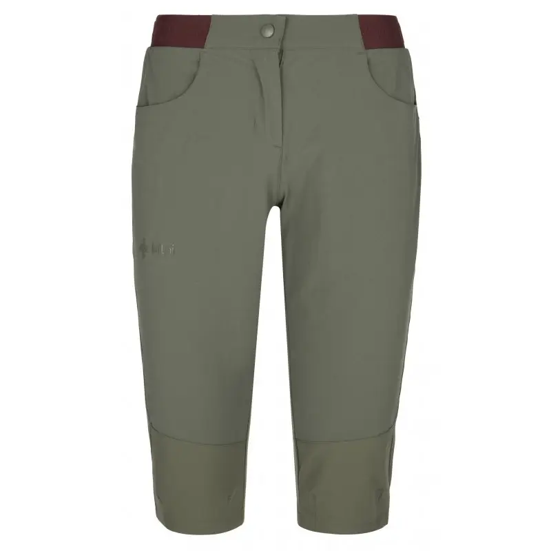 Vysoce Kvalitní Dámské outdoorové 3/4 kalhoty Kilpi Meedin-W Khaki XS