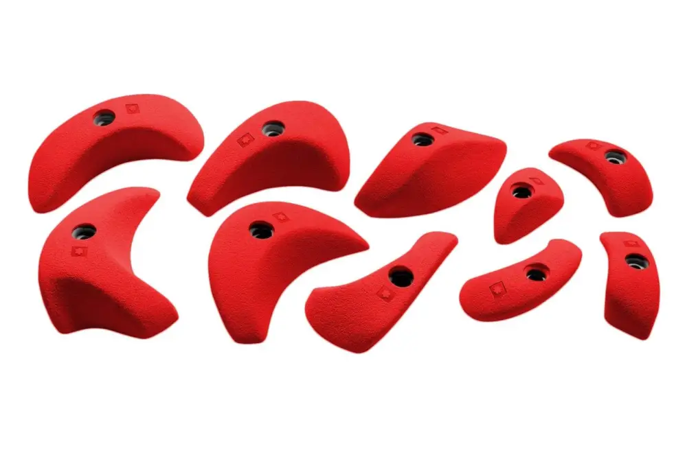 Víkendová Akce Sada lezeckých chytů Ocún Holds Set 1 Pinches red