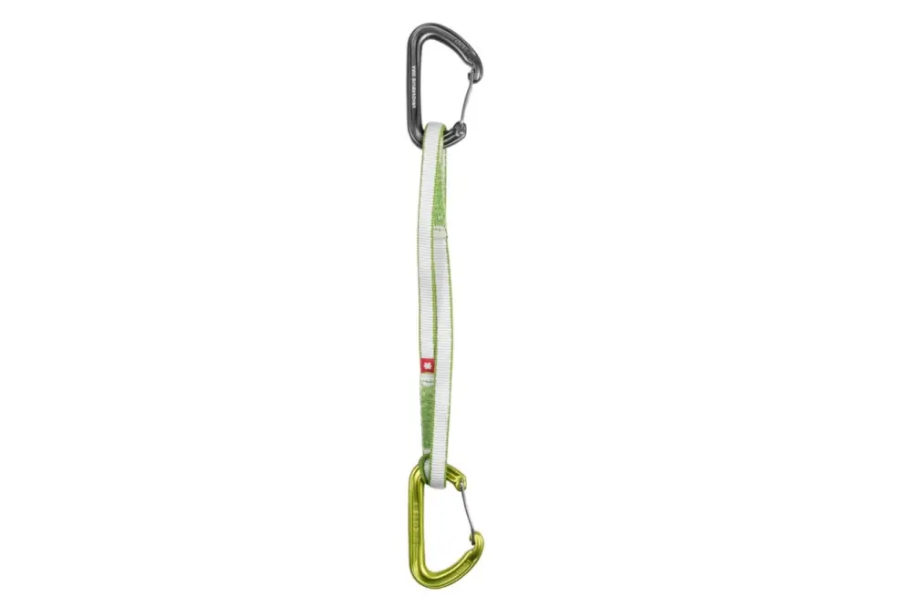 Nová Kolekce Expreska Ocún Hawk Wire ST-Sling set Dyn 12mm green 80cm