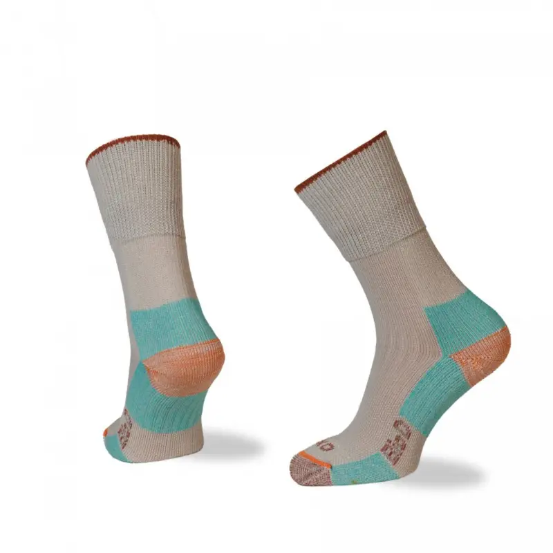 Unisex Běžecké ponožky Teko BIO.D 2 Light cream/brown Nová Kolekce