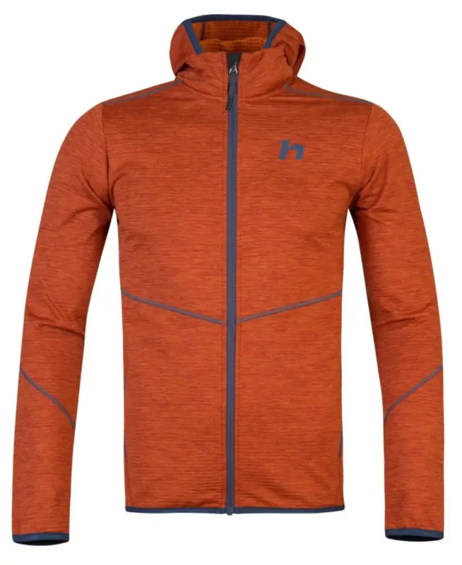 Pánská mikina Hannah Damar Hoody burnt orange mel XXXL Expresní Doručení