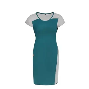 Rychlé Dodání Dámské bavlněné šaty Direct Alpine Flowy Lady Emerald/grey S