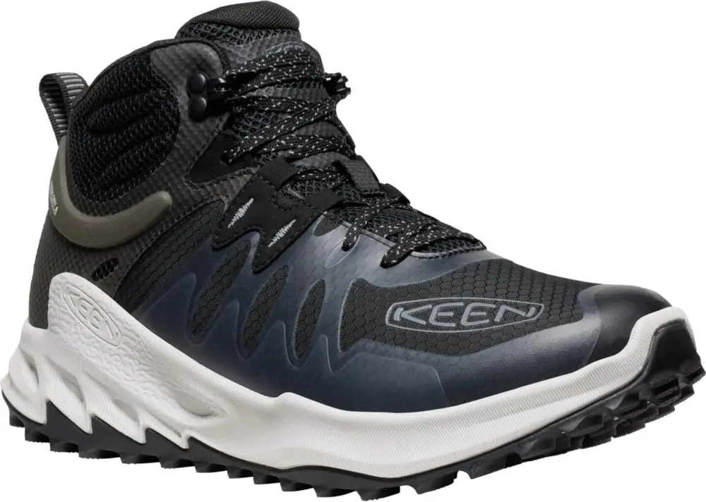 Pánské trekové boty Keen Zionic Mid WP Men Black/black 9,5UK Oblíbený