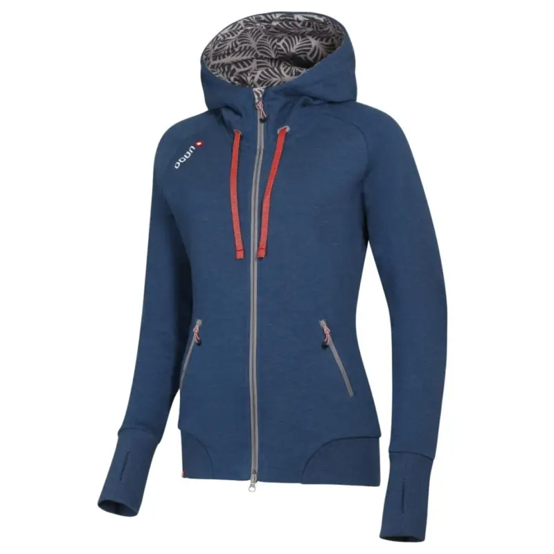 Dámská mikina Ocún Hoodie Zipper Women blue opal / silver scone XL Autentický