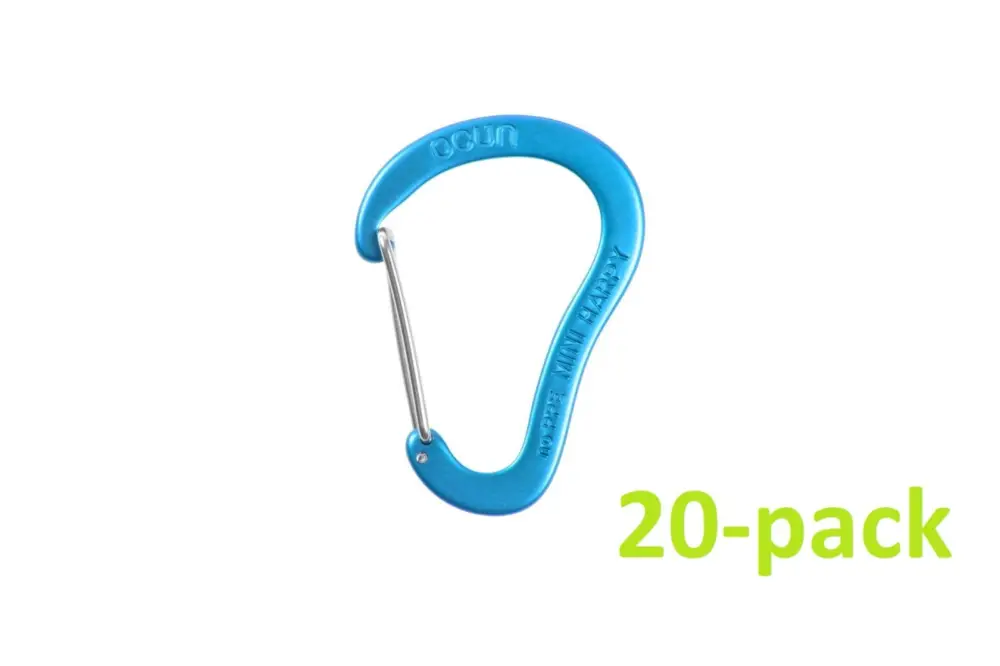 Sezónní Sleva Balení mini karabin Ocún Harpy blue 20-pack