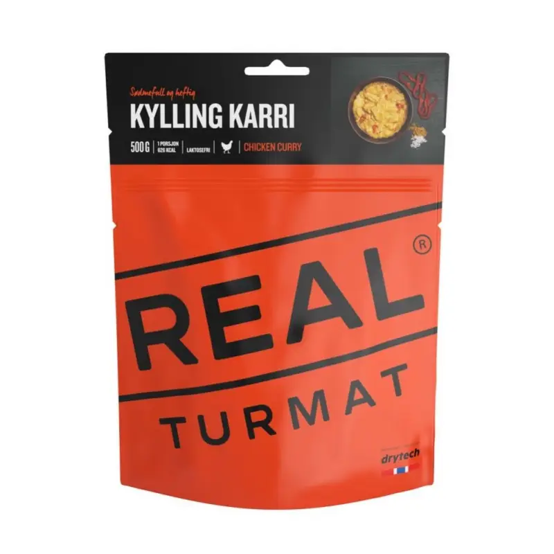 Sezónní Sleva Kuřecí kari Real Turmat 500 gramů