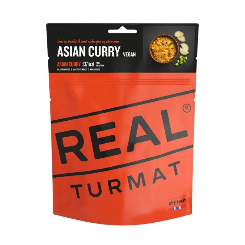 Zlevněný Asian Curry (vegan) Real Turmat 500 gramů