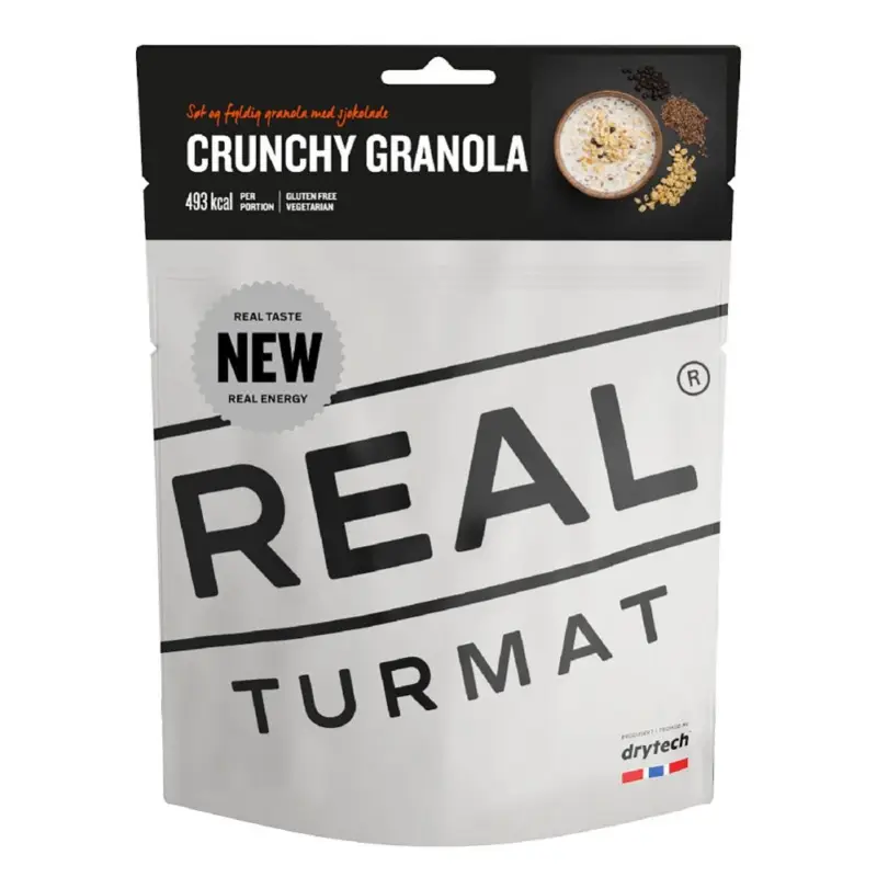 Křupavá granola Real Turmat 350 gramů Odeslání Ihned