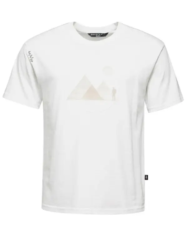 Pánské tričko Chillaz Mountain Contours white L Tovární Cena