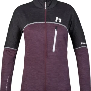 Vysoce Kvalitní Dámská mikina Hannah Meda prune purple mel