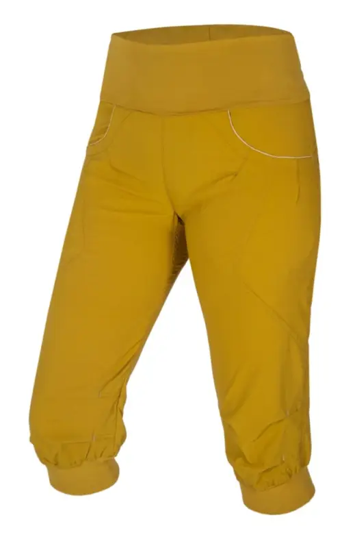 Vrácení Zdarma Dámské lezecké šortky Ocún Noya Shorts yellow dried tobaco S
