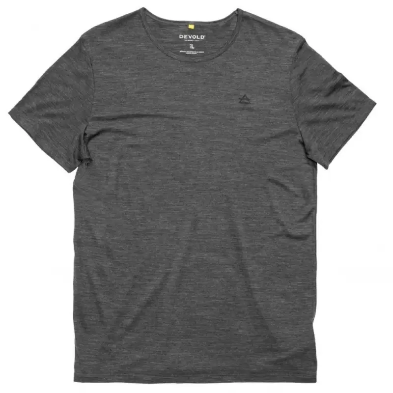 Pánské merino triko Devold Active Tee Man anthracite M Expresní Doručení