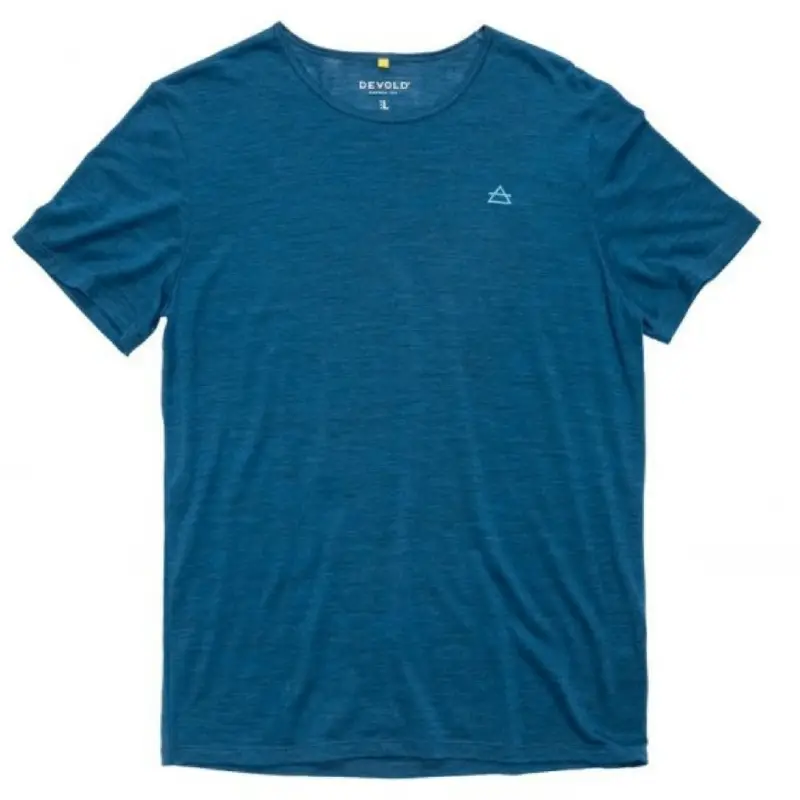 Pánské merino triko Devold Active Tee Man skydiver XL Značkový