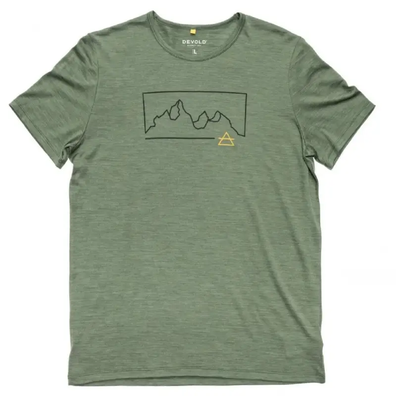 Objednat Nyní Pánské merino triko Devold Active "Outline" Tee Man forest XL