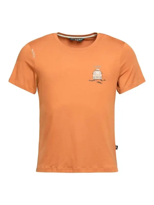 Super Cena Pánské triko Chillaz E Ciao orange brown M