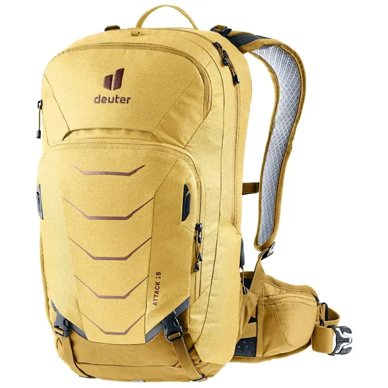 Cyklistický batoh Deuter Attack 16 dune-savanna Nejlepší Volba