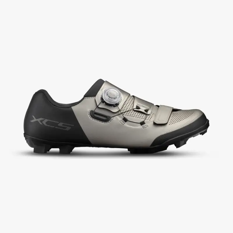 SHIMANO MTB obuv SH-XC502 pánská stříbrná 44 šírší Jen Po Omezenou Doba