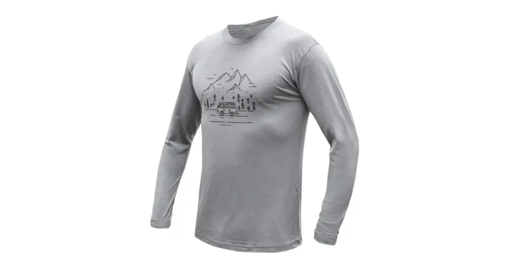 Sleva Funkční triko Sensor MERINO ACTIVE VAN LIFE šedá XL