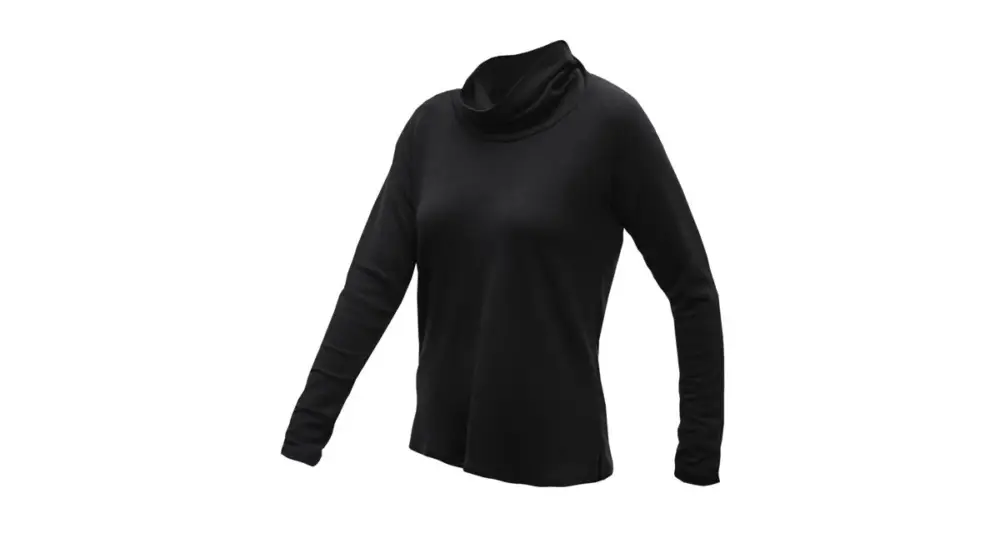 Expresní Doručení Funkční triko Sensor Merino Blend rolák černá S
