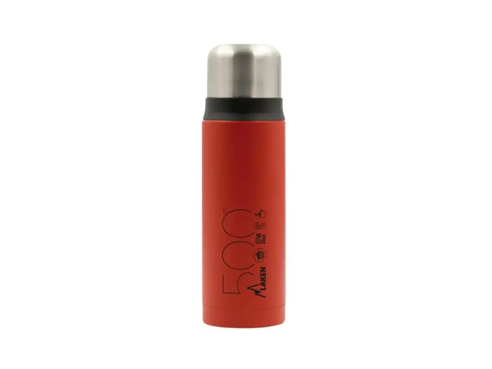Sleva LAKEN Termoska ocel 500 ml červená