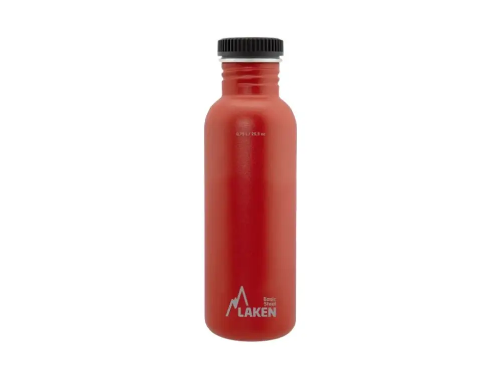LAKEN Láhev ocel Plain 750 ml červená Oblíbený