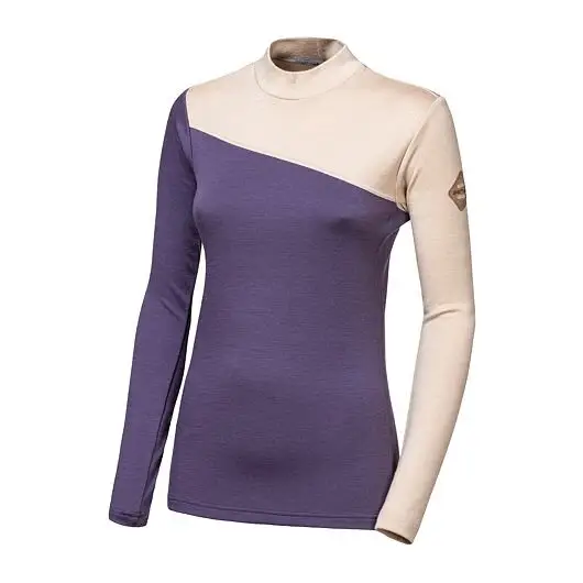 Bezpečná Platba Dámská mikina dl.rukáv Sensor MERINO EXTREME UP grape purple/beige XL