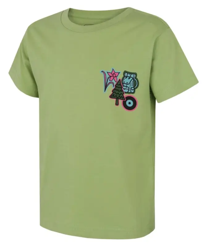 Dětské tričko Husky Tee Patch K light green 146 Výhodná Nabídka
