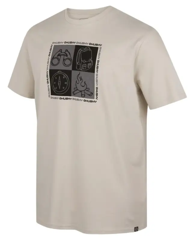 Pánské tričko Husky Tee Square M grey S Super Cena