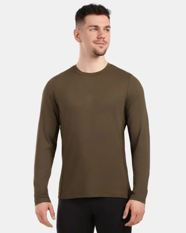 Značkový Pánské tričko Kilpi SPOLETO-M khaki XL