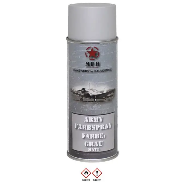 Přímo Od Výrobce Armádní sprej MFH 400 ml, barva Grey