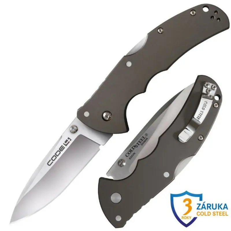 Jen Po Omezenou Doba Cold Steel Code 4 Spear pt. Plain Edge kapesní nůž