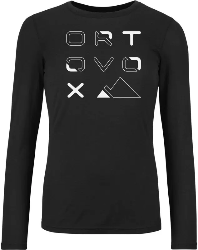 Ortovox 185 Merino Brand Outline Long Sleeve W sportovní triko Zlevněný