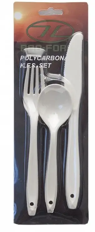 HIGHLANDER Polycarbonate KFS Příborový set Akce