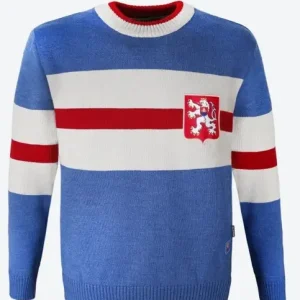 Autentický Kama Svetr ČSR - MS 1947 malý znak pletený svetr
