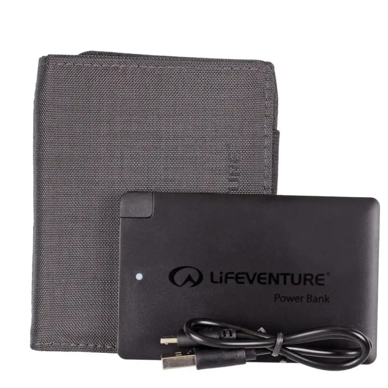 LifeVenture Rfid Charger Wallet with power Jen Po Omezenou Doba