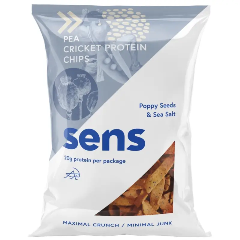 Cenový Hit Sens s cvrččím proteinem - Mák & Mořská sůl (80g)