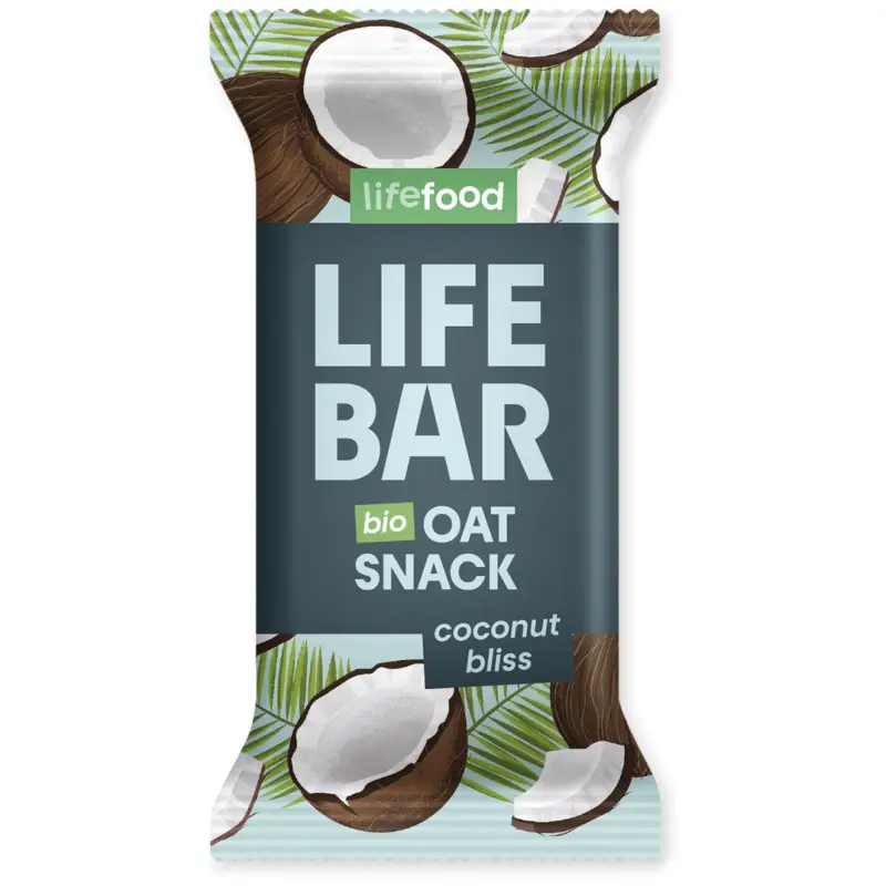 Značkový Lifefood Lifebar Oat Snack kokosový BIO 40 g