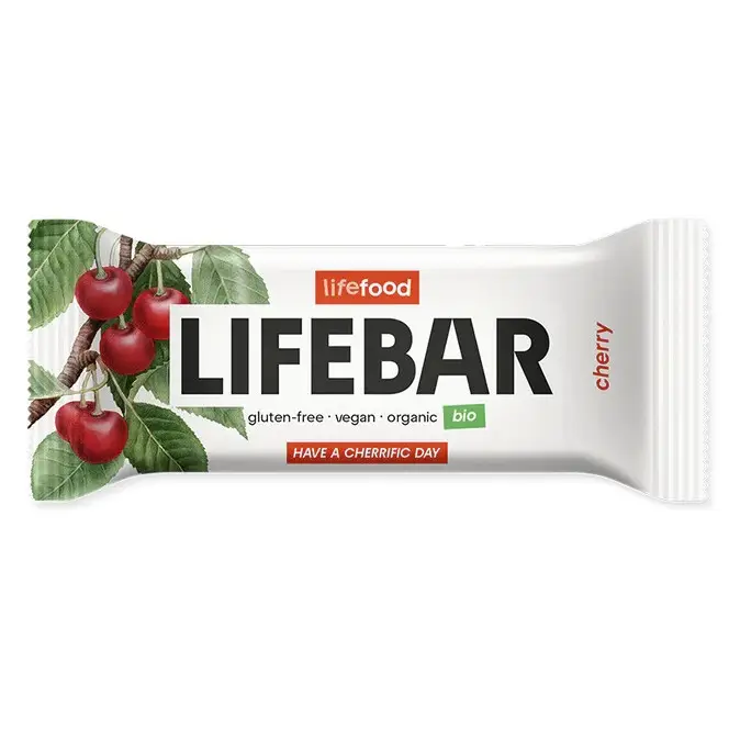 Značkový Lifefood Lifebar tyčinka třešňová RAW BIO 40 g