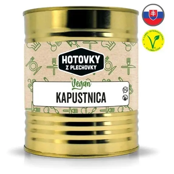 Víkendová Akce Hotovky z plechovky Zelňačka VEGAN 800g
